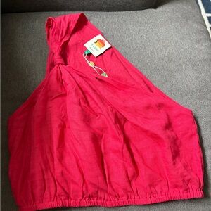 FARM Rio one shoulder shirt